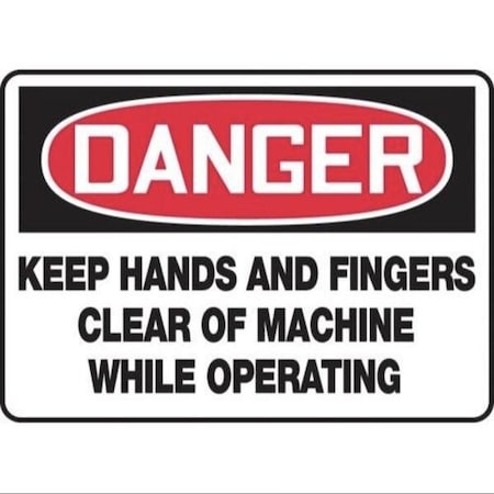 Accuform OSHA DANGER SAFETY SIGN ROBOT IN MEQM156XL MEQM156XL